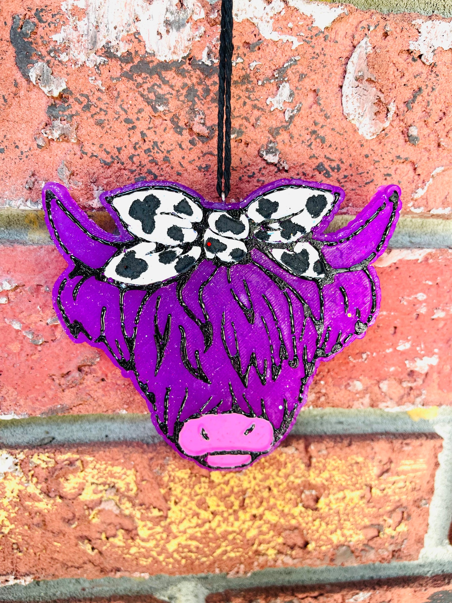 Purple cowprint