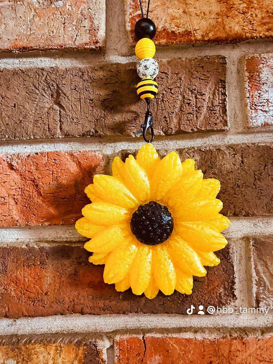 Yellow 3d sunflower