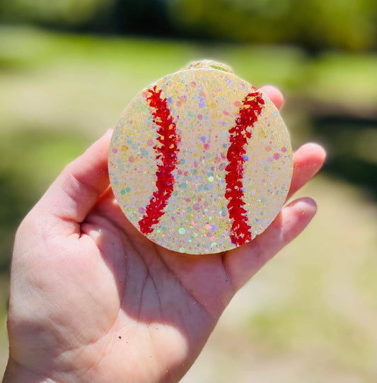 Glitter baseball