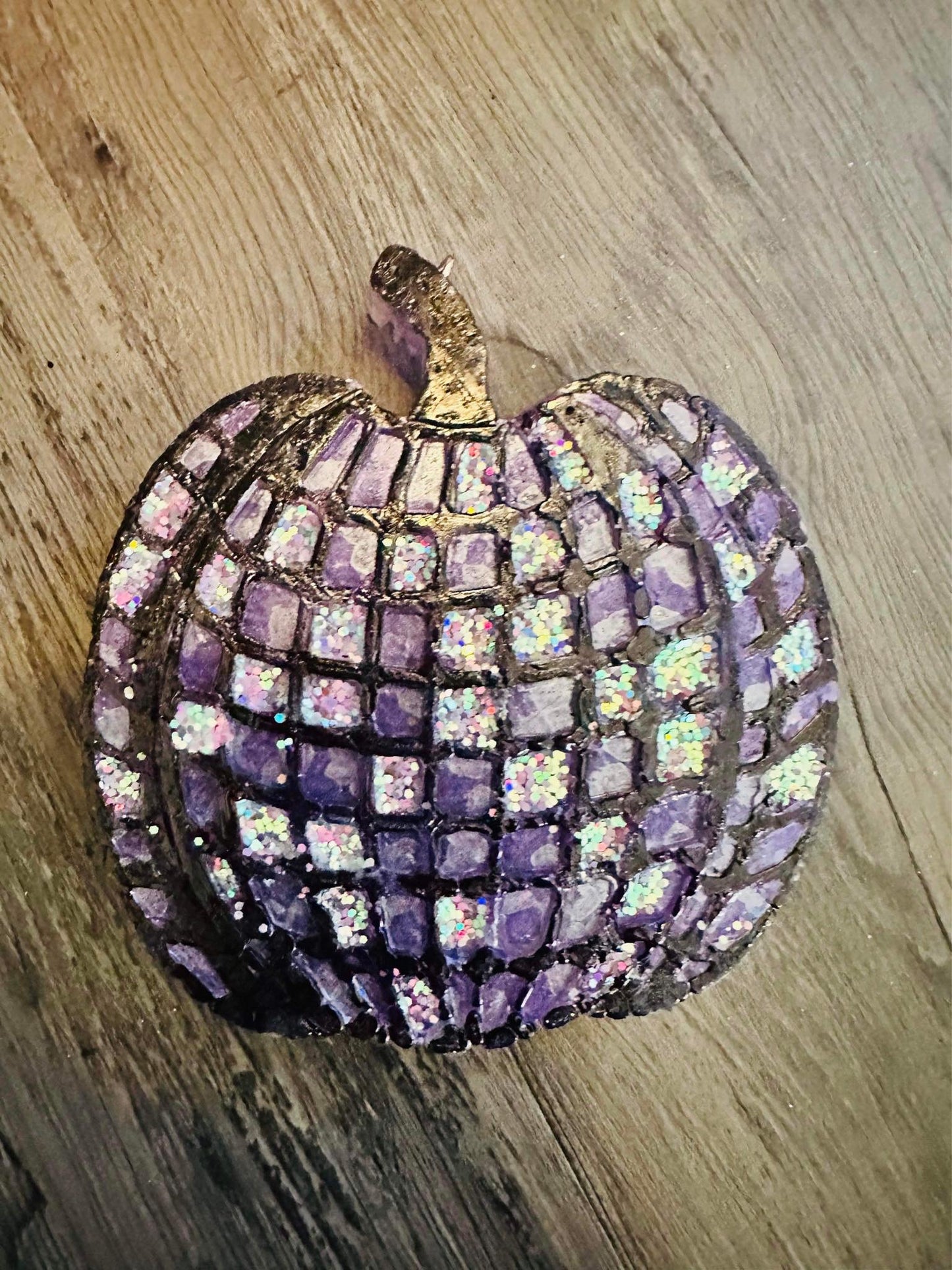 Purple disco pumpkin