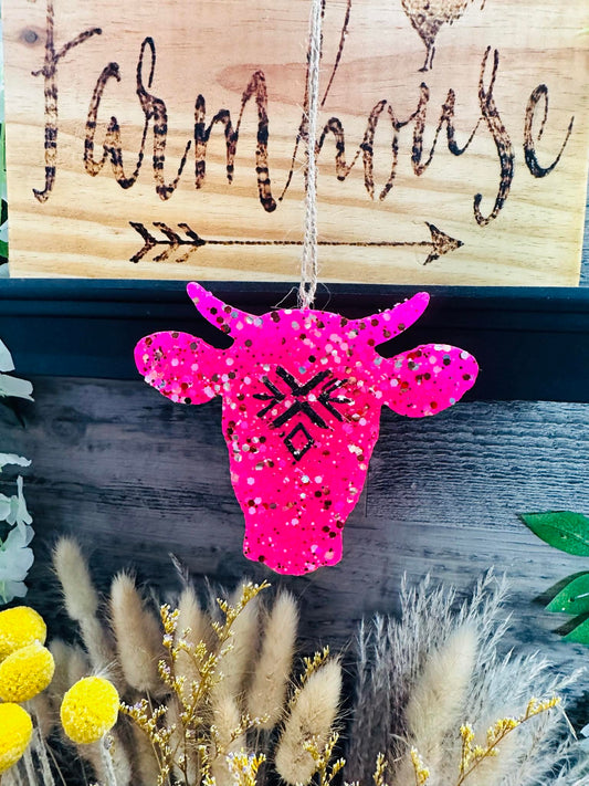 Pink glitter heifer