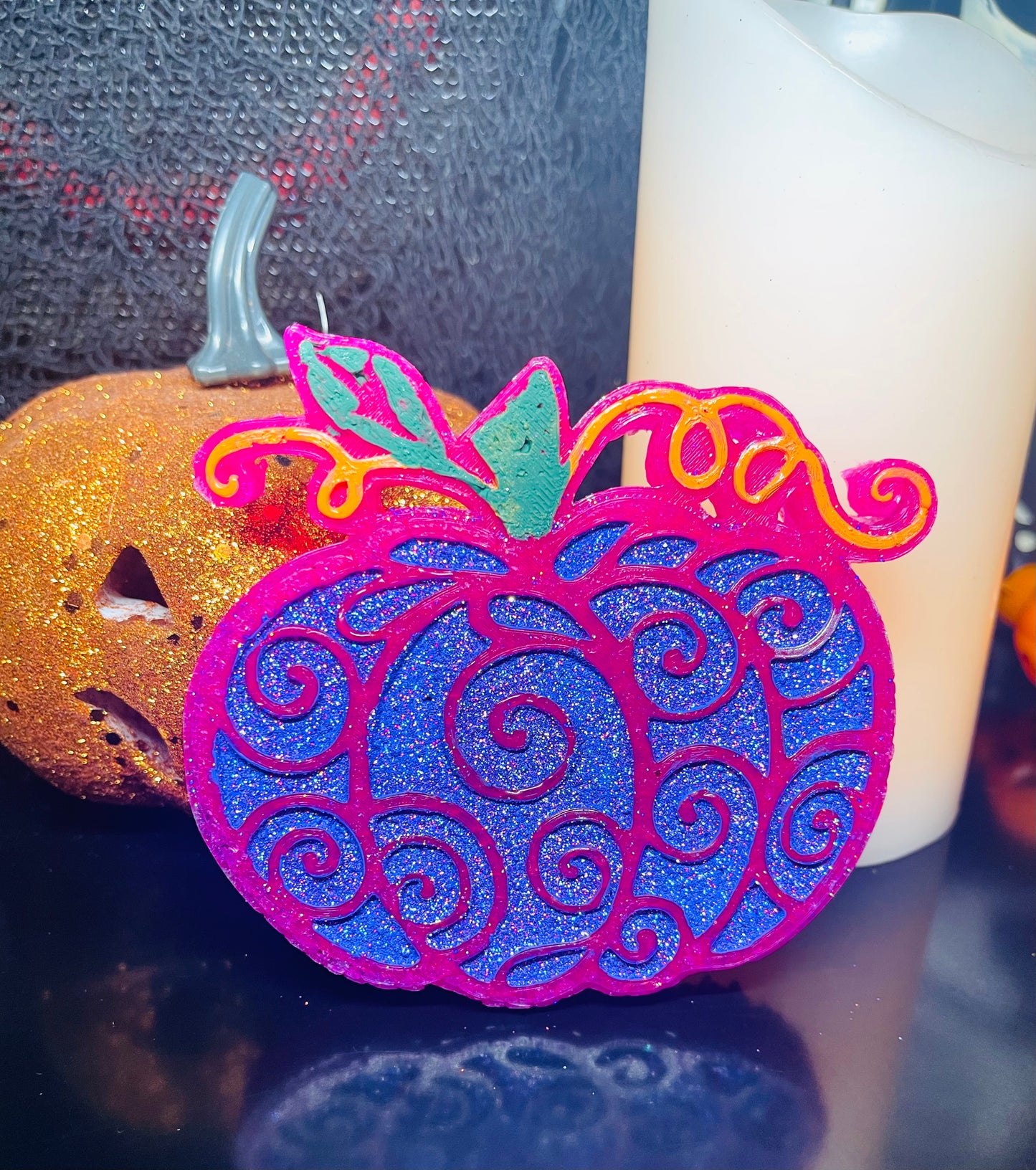 Purple swirl pumpkin