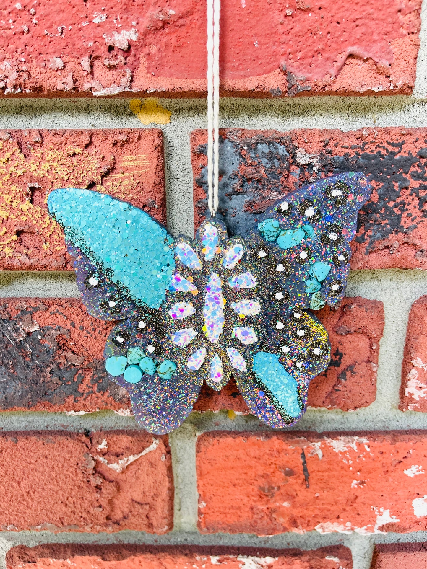 Turquoise shimmer butterfly