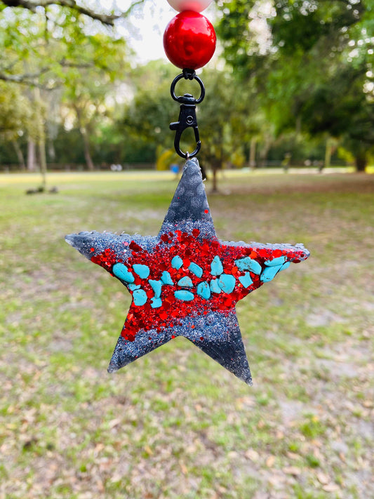 Turquoise stone star