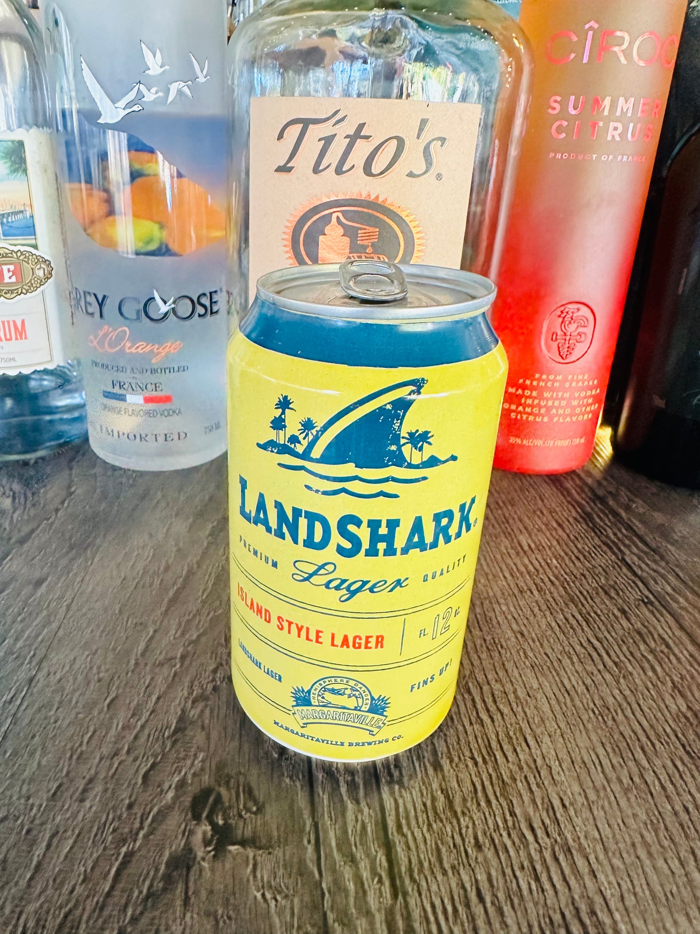 Landshark can candle